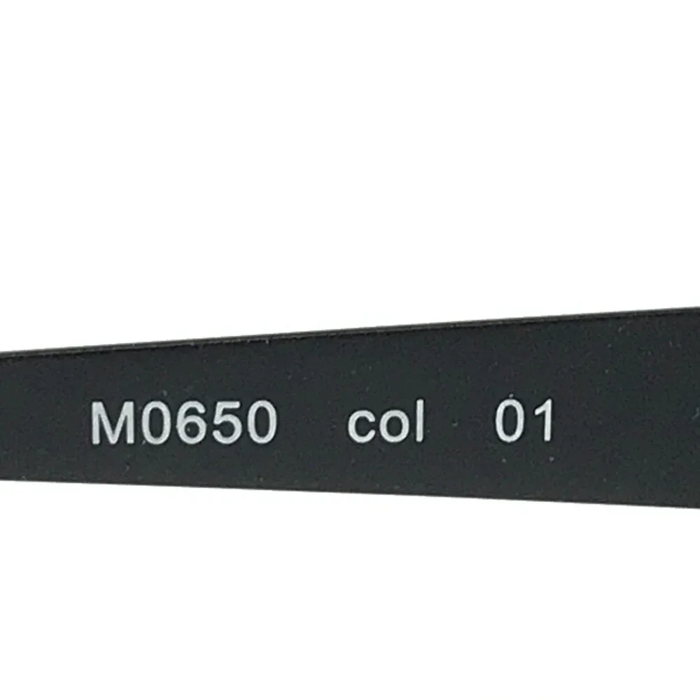Mikli M0650 col 01 Eyeglasses Frames Black Rectangular Full Rim 51-16-140